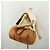 Borsa Boston MCM Logogram Vicetos PVC Leather 2way Brown Gold Auth ki6754 Marrone D'oro - vista 24