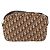 Borsa a tracolla Christian Dior Trotter Canvas Marrone Tono Oro Auth 195770A - vista 2