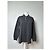 Vintage Burberry Herren-Baumwoll-Langarm-Poloshirt Anthrazit M Anthrazitgrau - Ansicht 14