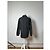 Vintage Burberry Herren-Baumwoll-Langarm-Poloshirt Anthrazit M Anthrazitgrau - Ansicht 3
