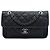 Borsa a tracolla Chanel Medium Quilted Caviar French Riviera Flap Blu