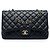 Borsa a tracolla Chanel Jumbo Classic Caviar Single Flap Nera Nero