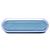 Clutch Gabrielle Double Zip con Catena a Tracolla in Vitello Invecchiato Iridescente Blu Chanel - vista 3