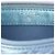 Clutch Gabrielle Double Zip con Catena a Tracolla in Vitello Invecchiato Iridescente Blu Chanel - vista 5