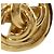 Orecchini a clip rotondi Chanel CC placcati oro D'oro - vista 4