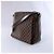 Borsa a tracolla Louis Vuitton Damier Bastille in Brown Rosso