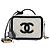 Borsa Vanity Chanel Small Caviar CC Filigree bianca Bianco