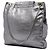 Tote Drill Chanel in vitello metallizzato craquelé e traforato Argento - vista 2