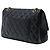 Borsa a tracolla Chanel Reissue 2.55 Double Flap 227 in pelle di vitello invecchiata matelassé nera Nero - vista 2