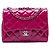 Pink Chanel Medium CC gesteppte Lackleder Schultertasche mit Doppelcompartment