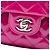 Pink Chanel Medium CC gesteppte Lackleder Schultertasche mit Doppelcompartment - Ansicht 5