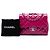 Pink Chanel Medium CC gesteppte Lackleder Schultertasche mit Doppelcompartment - Ansicht 7