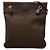 Borsa a tracolla Prada in tela Canapa logo marrone