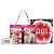 Tote Gucci Large Canvas Web Flora Rajah Bianco - vista 7