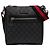 Gucci Small GG Supreme Web Messenger Bag Schwarz