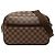 Bolsa Tiracolo Louis Vuitton Damier Ebene Reporter PM Castanha Marrom