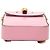 Borsa Mini Bamboo in pelle di vitello rosa Gucci - vista 3