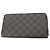 Cartera Larga Louis Vuitton Damier Graphite Zippy Organizer Wallet Negra Negro - vista 2