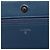 Borsa a tracolla Boy Wallet On Chain in pelle d'agnello blu con cristalli Chanel - vista 5