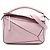 Borsa Puzzle Medium in pelle di vitello rosa LOEWE