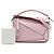 Borsa Puzzle Medium in pelle di vitello rosa LOEWE - vista 7