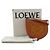 Borsa a tracolla LOEWE Mini Anagram Heel in vitello liscio marrone - vista 14
