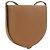 Borsa a tracolla LOEWE Mini Anagram Heel in vitello liscio marrone - vista 3