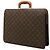 Borsa Business Louis Vuitton Monogram Serviette Fermoir Marrone - vista 2