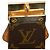 Borsa Business Louis Vuitton Monogram Serviette Fermoir Marrone - vista 7