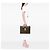 Borsa Business Louis Vuitton Monogram Serviette Fermoir Marrone - vista 8