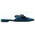 Mules Flat in Velluto a Punta Prada Blu e Nere Taglia 37.5
