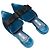 Mules Flat in Velluto a Punta Prada Blu e Nere Taglia 37.5 - vista 3