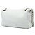 Sac à épaule Chanel Flap Pearl Obsession en agneau blanc - vue 2