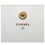 Clutch Chanel in vitello matelassé bianco con logo e catena - vista 5