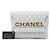 Clutch Chanel in vitello matelassé bianco con logo e catena - vista 7