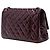 Borsa a tracolla Chanel Reissue 2.55 Double Flap 226 in vernice matelassé rossa Rosso - vista 2