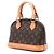 Borsa Satchel Louis Vuitton Monogram Alma BB Marrone - vista 2