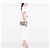Borsa a tracolla Chanel Medium Quilted Coco Pleats in vitello grigio con catena - vista 6