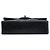Borsa a tracolla Chanel Small Classic Double Flap in pelle di agnello nera Nero - vista 3