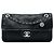 Borsa a tracolla Chanel Medium Perforated Calfskin Up In The Air Flap Nera Nero