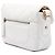 Borsa a tracolla Chanel Mini CC Quilted Caviar Messenger Flap Bianca Bianco - vista 2