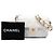Borsa a tracolla Chanel Mini CC Quilted Caviar Messenger Flap Bianca Bianco - vista 7