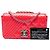 Borsa a tracolla Chanel Small Quilted Patent Coco Boy Flap rossa Rosso - vista 7