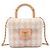 Borsa Chanel Mini Tweed Crush Top Handle Beige