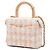 Borsa Chanel Mini Tweed Crush Top Handle Beige - vista 2