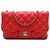 Borsa a tracolla Chanel Small Quilted Lambskin Tender Touch rossa Rosso