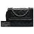 Black Chanel gesteppte Lammleder Schultertasche mit Quaste Schwarz - Ansicht 7