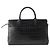 Borsa Saint Laurent Medium Cabas Rive Gauche in pelle di vitello embossed croc nera - vista 2