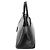 Borsa Saint Laurent Medium Cabas Rive Gauche in pelle di vitello embossed croc nera - vista 4