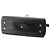 Borsa Saint Laurent Medium Cabas Rive Gauche in pelle di vitello embossed croc nera - vista 5